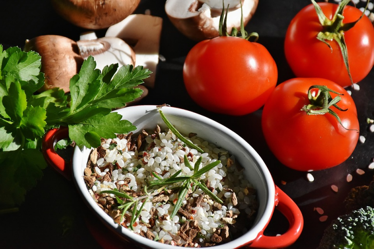 Recept na houbové rizoto s kuřecím masem