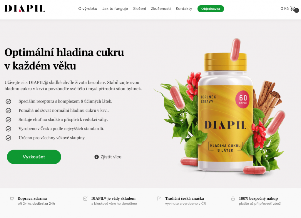 DIAPIL: Zvládnete s ním udržet optimální hladinu cukru v krvi?