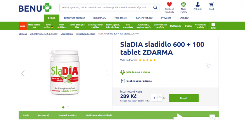sladia recenze